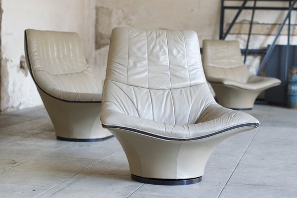 Space Age Sofa and Lounge Chairs by Gerard van den Berg, Germany, 1970s, Set of 3-LA-1783523