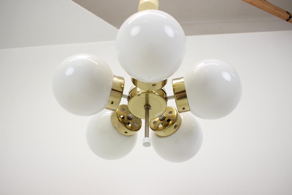 Space Age Sputnik Chandelier from Elektroinstala Decin, 1970s-TZ-1196919