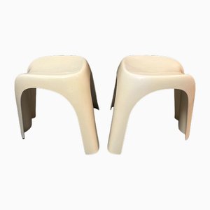 Space Age Stackable Stools Stacki by Giorgina Castiglioni for Bilumen, 1970s, Set of 2-YSC-2042029