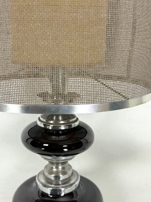 Space Age Table Lamp in Chrome and Lacquer, Italy, 1970s-OT-1822125