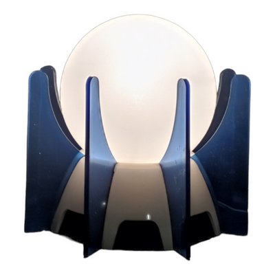 Space Age Table Lamp in Opaque Glass-LLP-1806048