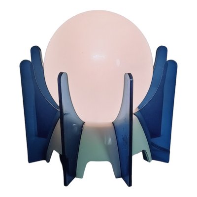 Space Age Table Lamp in Opaque Glass-LLP-1806048