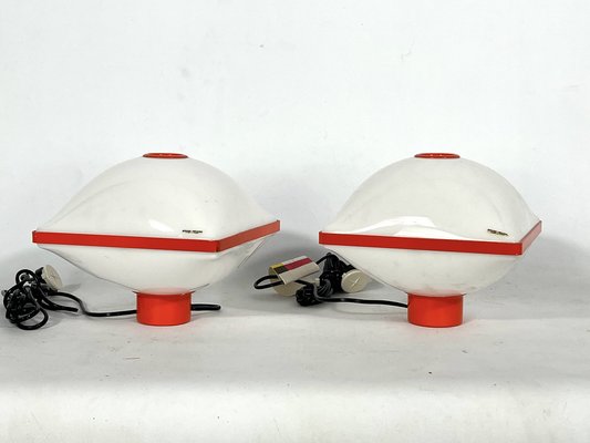 Space Age Table Lamps from Stilux Milano, 1970s, Set of 2-OT-1352915