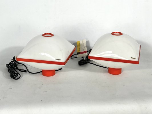 Space Age Table Lamps from Stilux Milano, 1970s, Set of 2-OT-1352915