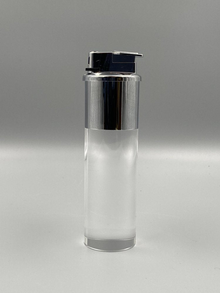 Space Age Table Lighter in Acrylic Glass by Felice Antonio Botta, Italy, 1970s