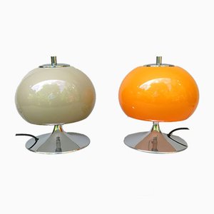 Space Age Trumpet Base Table Lamps, Set of 2-EY-962673