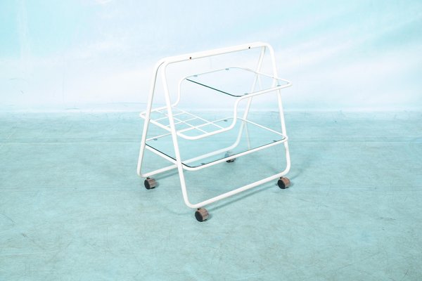 Space Age Tubular Steel Bar Cart, 1970s-HGA-1776320