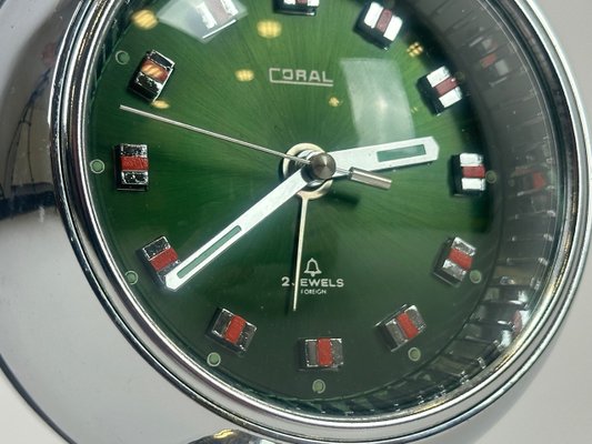 Space Age Tulip Table Clock from Coral, 1960s-ZCY-2031571