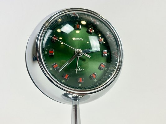 Space Age Tulip Table Clock from Coral, 1960s-ZCY-2031571