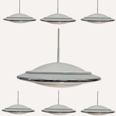 Space Age UFO Pendant Lamps from Marlin, 1960s-BHG-1316974