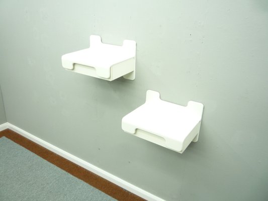 Space Age Wall Shelves by Ernst Igl for Werndl, 1970s, Set of 2-UG-1317086