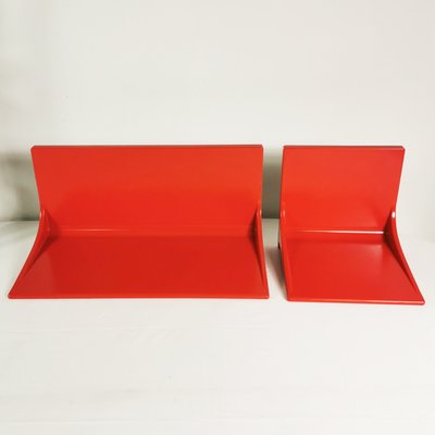 Space Age Wall Shelves, Germany, 1970s, Set of 2-ZTG-2023379