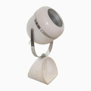 Space Age White Eyeball Table Lamp, 1960s-OLQ-1820504