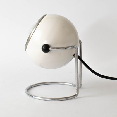 Space Age White Eyeball Table Lamp, 1970s-IXK-1421662