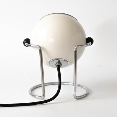 Space Age White Eyeball Table Lamp, 1970s-IXK-1421662