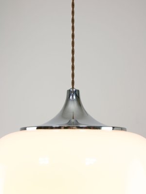 Space Age White Pendant Lamp from Guzzini, 1960s-HGJ-1756926