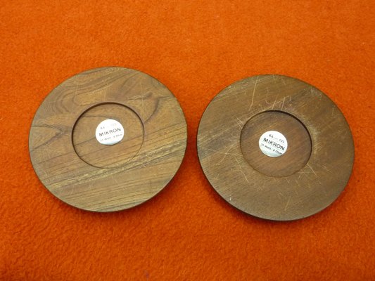 Space Age Wood Sphere Speakers, 1970s, Set of 2-UG-1453687