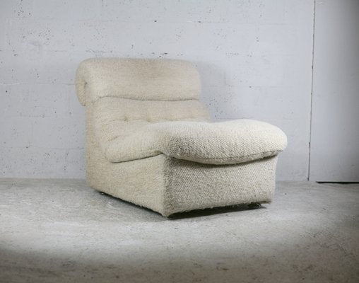 Space Age Wool Lounge Chair, France, 1970-MAO-1135104