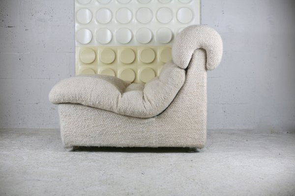 Space Age Wool Lounge Chair, France, 1970-MAO-1135104