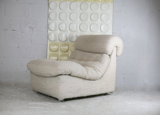 Space Age Wool Lounge Chair, France, 1970-MAO-1135104