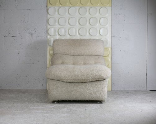 Space Age Wool Lounge Chair, France, 1970-MAO-1135104