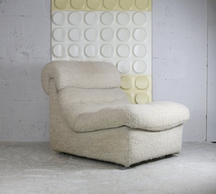 Space Age Wool Lounge Chair, France, 1970-MAO-1135104