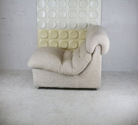 Space Age Wool Lounge Chair, France, 1970-MAO-1135104