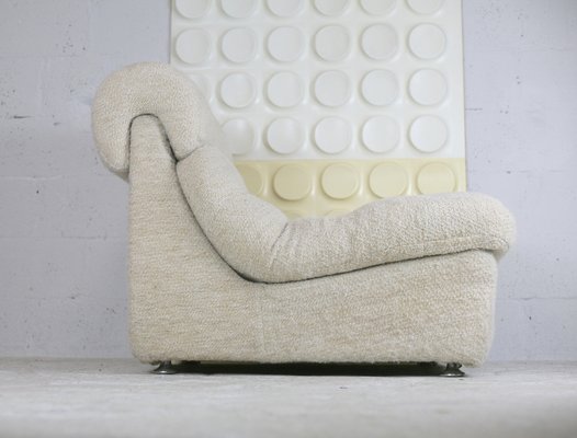 Space Age Wool Lounge Chair, France, 1970-MAO-1135104