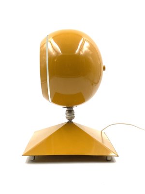 Space Age Yellow Eyeball Table Lamp, Italy, 1970s-TXN-1396486