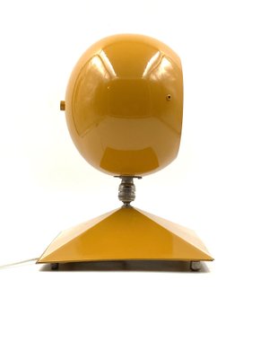 Space Age Yellow Eyeball Table Lamp, Italy, 1970s-TXN-1396486