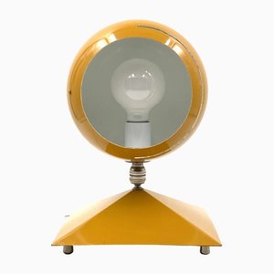 Space Age Yellow Eyeball Table Lamp, Italy, 1970s-TXN-1396486