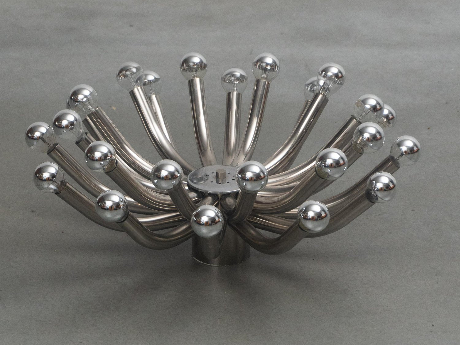 Spage Age Sputnik Crome Ceiling Lamp from Cosack, 1970s