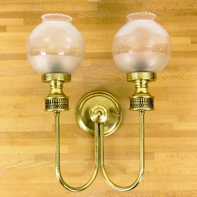 Spanish 2-Arm Sconce, 1950s-CQZ-551396