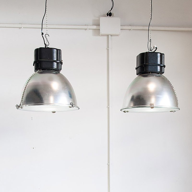 Spanish Aluminum Pendant Light, 1980s