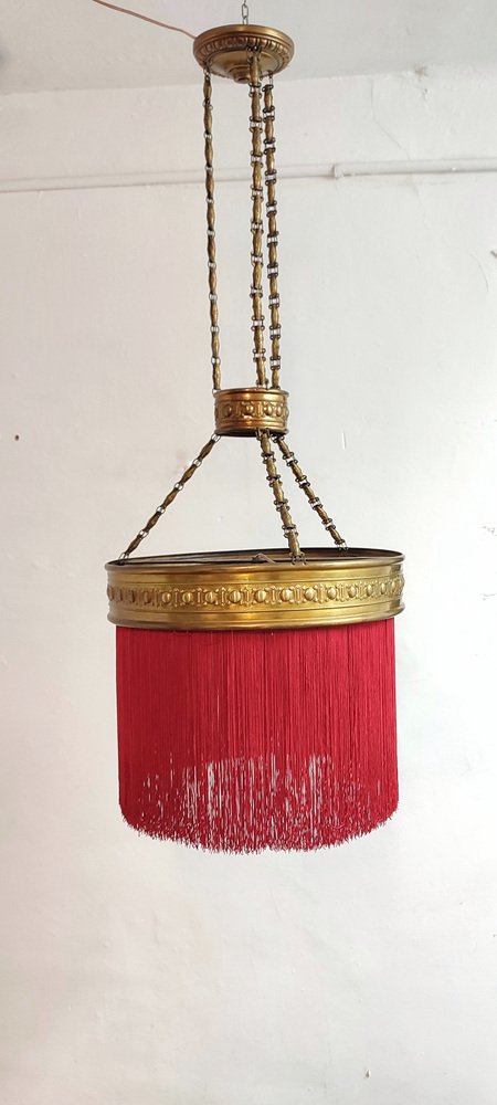 Spanish Art Nouveu Ceiling Lamp, 1930s