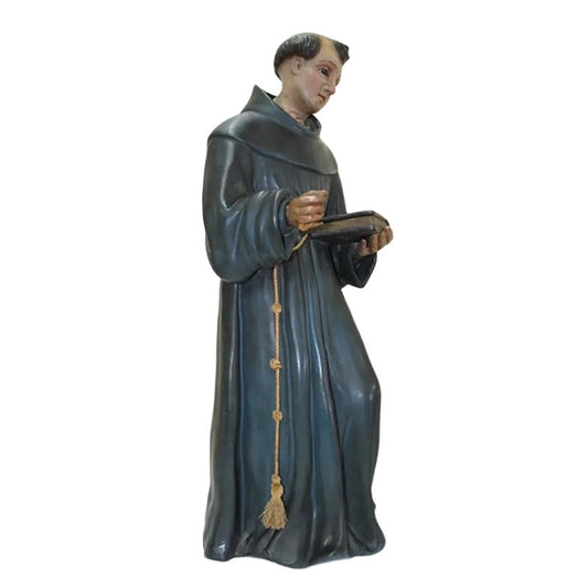 Spanish Artist, Saint Anthony of Padua, 19th Century, Terracotta