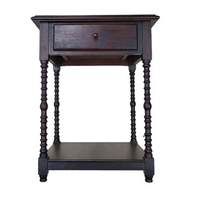 Spanish Auxiliary Table with Legs in Balls in Balls and Drawer-TCS-1780067