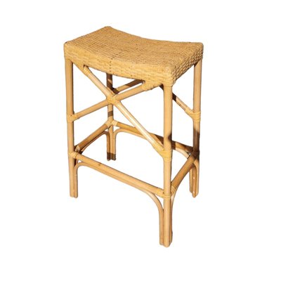 Spanish Bambu and Ratan Stool, Set of 2-TCS-1816424