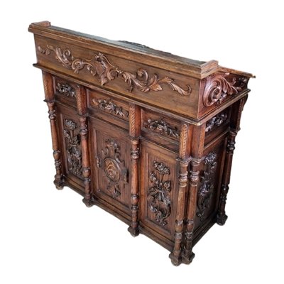 Spanish Carved Wood Desktop-TCS-1774229