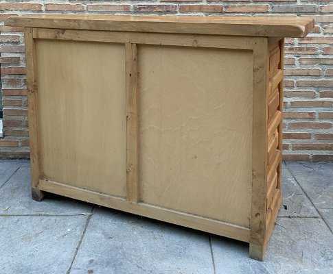 Spanish Catalan Carved Walnut Chest of Drawers, 1940s-NOU-1718526