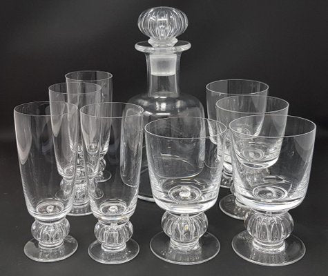 Spanish Crystal Service by Marc Lalique, 1900s, Set of 40-DFB-1155379