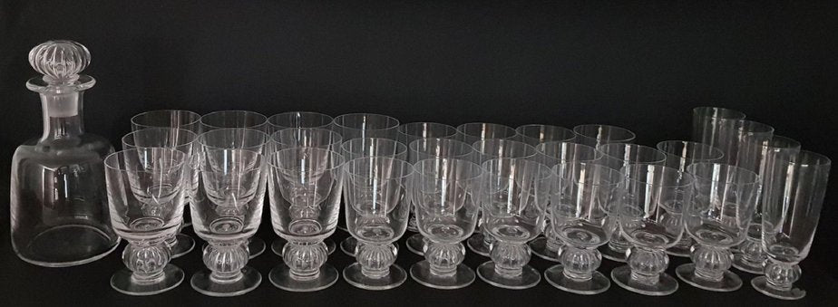 Spanish Crystal Service by Marc Lalique, 1900s, Set of 40-DFB-1155379