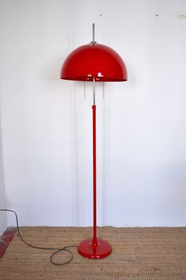 Spanish Height-Adjustable Mushroom Floor Lamp, 1970s-EJE-885084