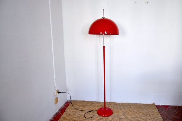 Spanish Height-Adjustable Mushroom Floor Lamp, 1970s-EJE-885084