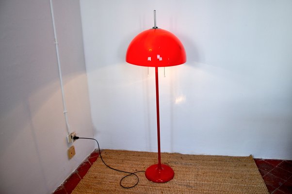 Spanish Height-Adjustable Mushroom Floor Lamp, 1970s-EJE-885084