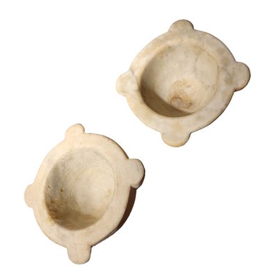 Spanish Kitchen Marble Mortars, Set of 2-TCS-1816721