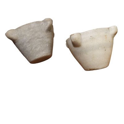 Spanish Kitchen Marble Mortars, Set of 2-TCS-1816721