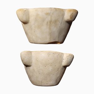 Spanish Kitchen Marble Mortars, Set of 2-TCS-1816721