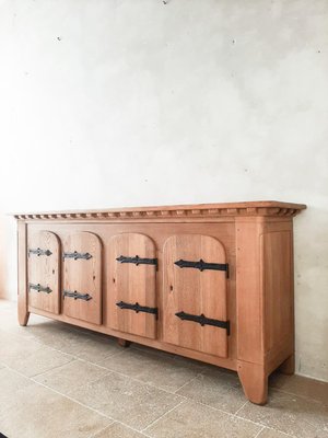 Spanish Oak Credenza, 1940s-TDA-1376324