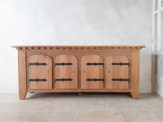 Spanish Oak Credenza, 1940s-TDA-1376324